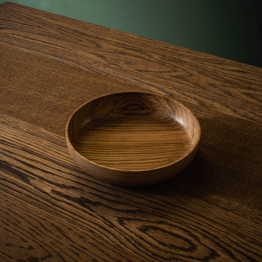 Selwyn House Hand Turned Small Olive Ash Serving Tray