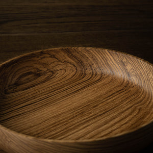Small Olive Ash Serving Tray Wood Detail